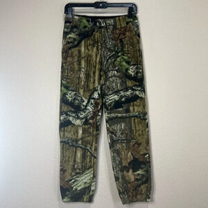 LL BEAN Boys’ Camo Fleece Hunting Pants, Size L 14/16